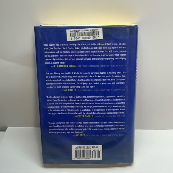 polaris by todd tucker thriller action hard cover underwater - Picture 3 of 7